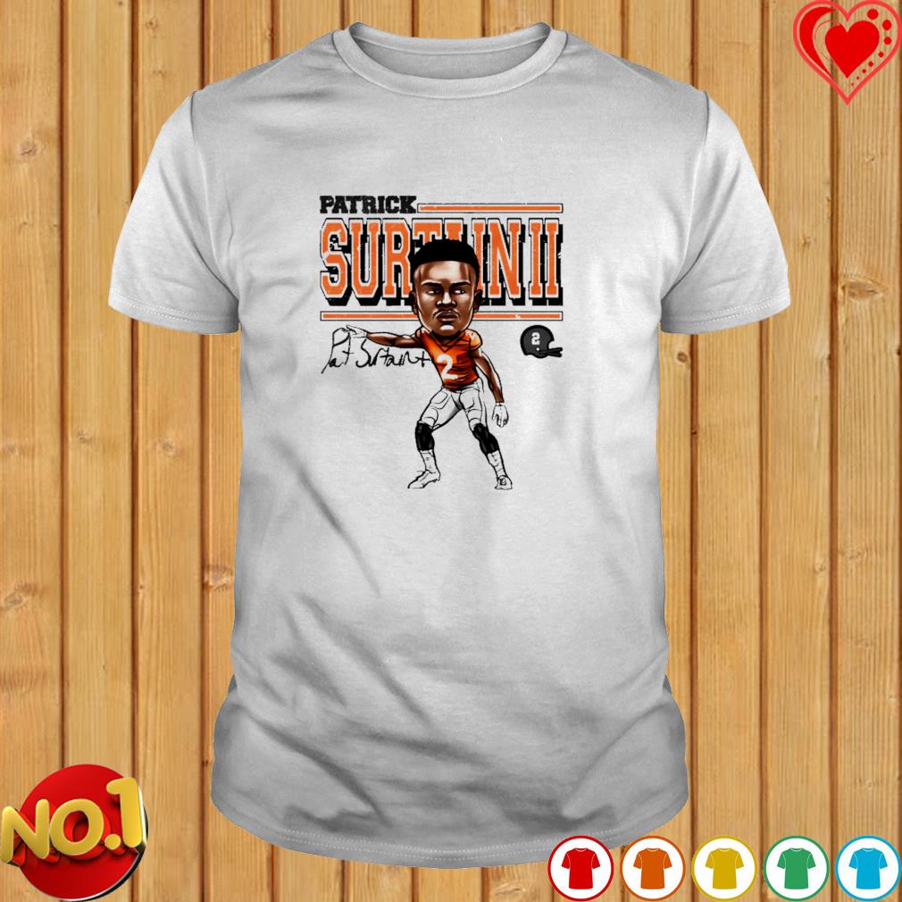 Patrick Surtain II cartoon signature shirt, hoodie, sweater, long sleeve  and tank top