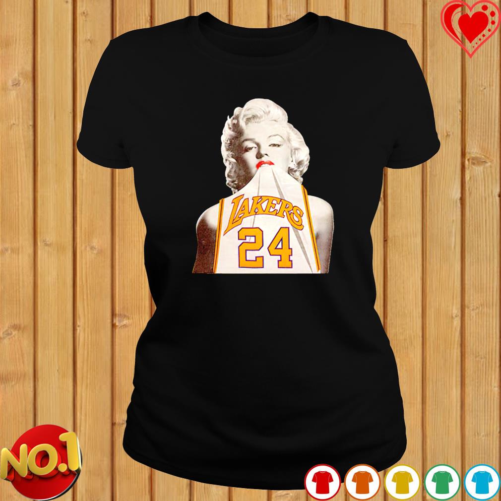 T shirt marilyn monroe lakers Clearance