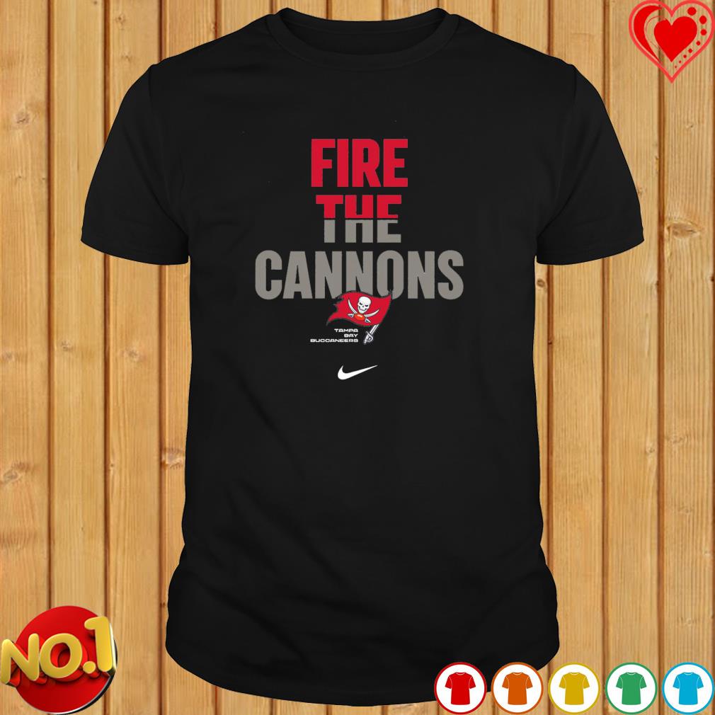 Fire The Cannons Logo Tampa Bay Buccaneers T-shirt, hoodie, sweater, long  sleeve and tank top