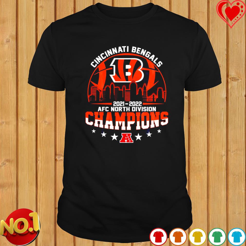 Cincinnati Bengals champions 2022 afc division shirt, hoodie