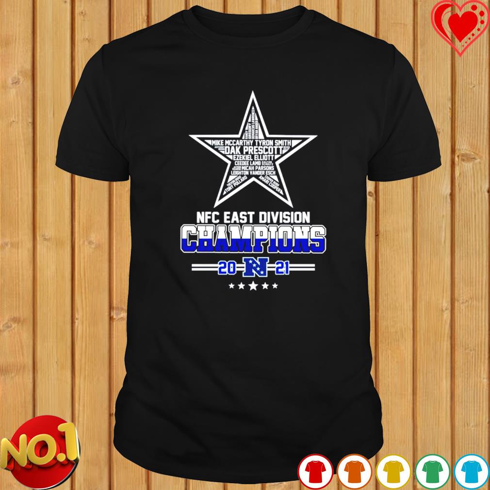 The NFC East Division Champions 2021 Dallas Cowboys T-Shirt