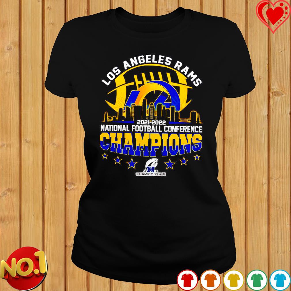 Official los Angeles National Football Conference Rams Champions 2022 T- Shirt, hoodie, sweater, long sleeve and tank top