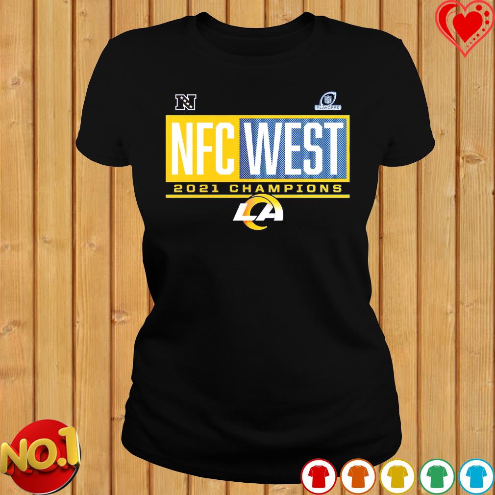 Los Angeles Rams 2021 2022 NFC West Division Champions T-Shirt