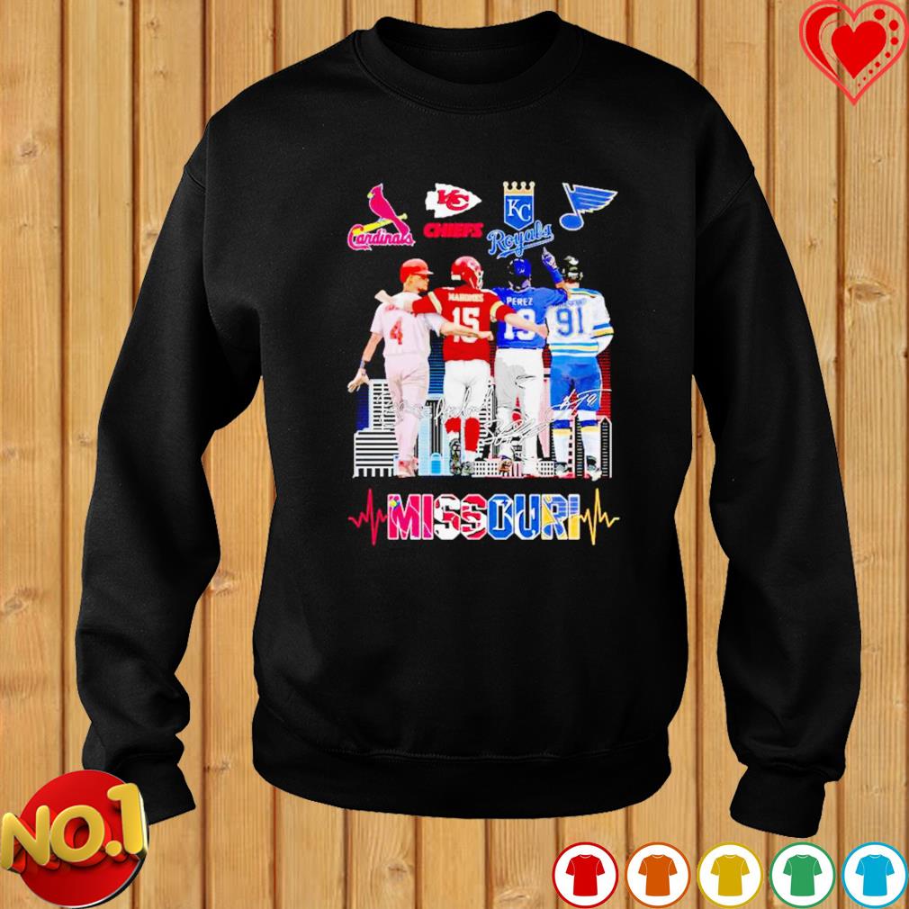 Missouri Yadier Molina Patrick Mahomes Salvador Perez And Vladimir  Tarasenko Unisex T-Shirt - Teeruto