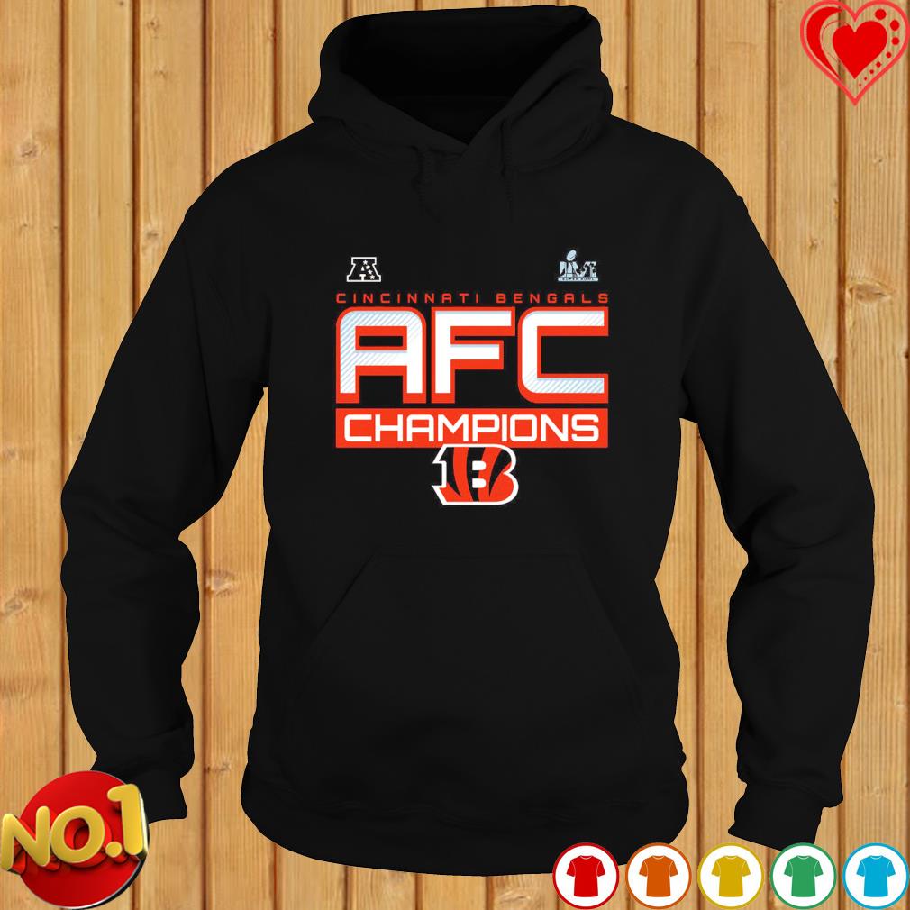 The cincinnati bengals are afc champions shirt, hoodie, sweater, long  sleeve and tank top