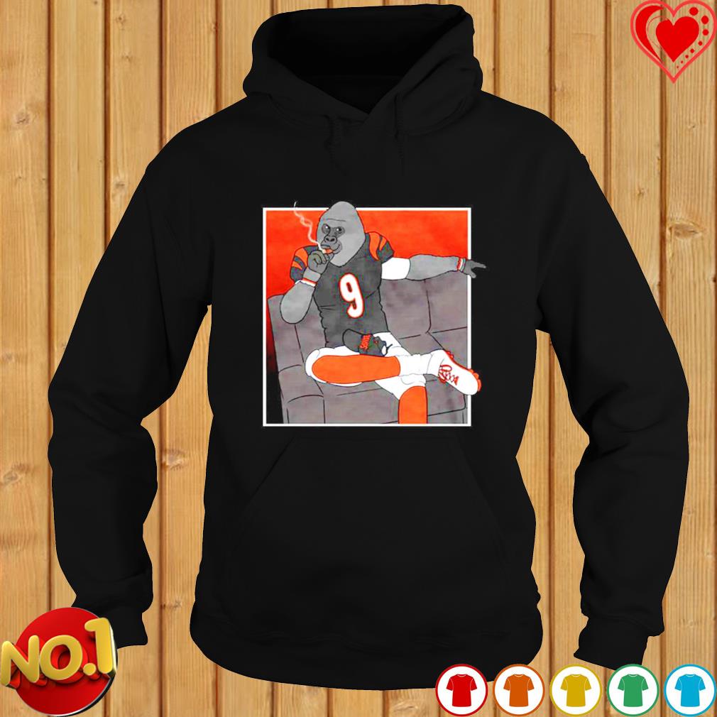 Cincinnati Bengals Burrow and Harambe shirt, hoodie, sweater, long sleeve  and tank top