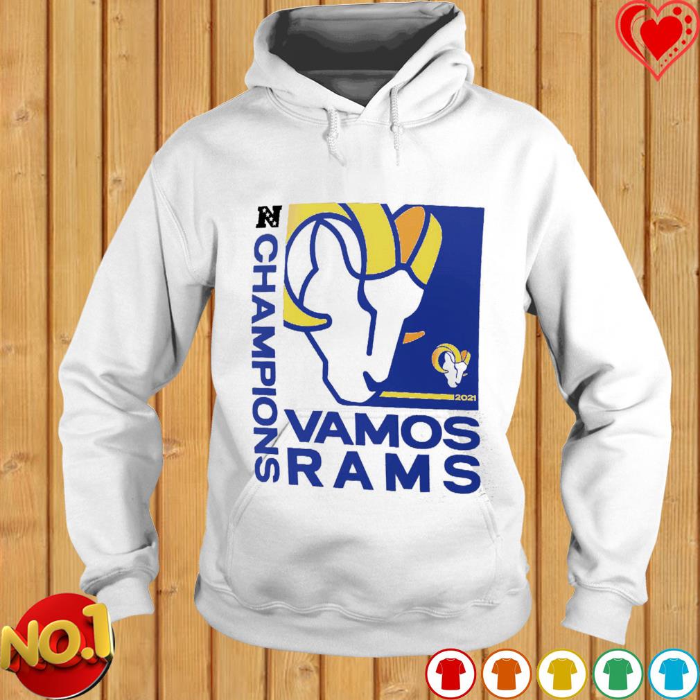 Official Nfc champions 2021 2022 los angeles rams shirt, hoodie, sweater,  long sleeve and tank top