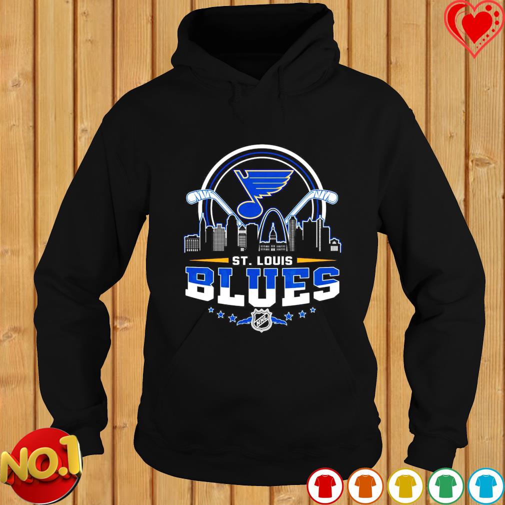 St. Louis Blues NHL City Skyline T-Shirt, hoodie, sweater, longsleeve and  V-neck T-shirt