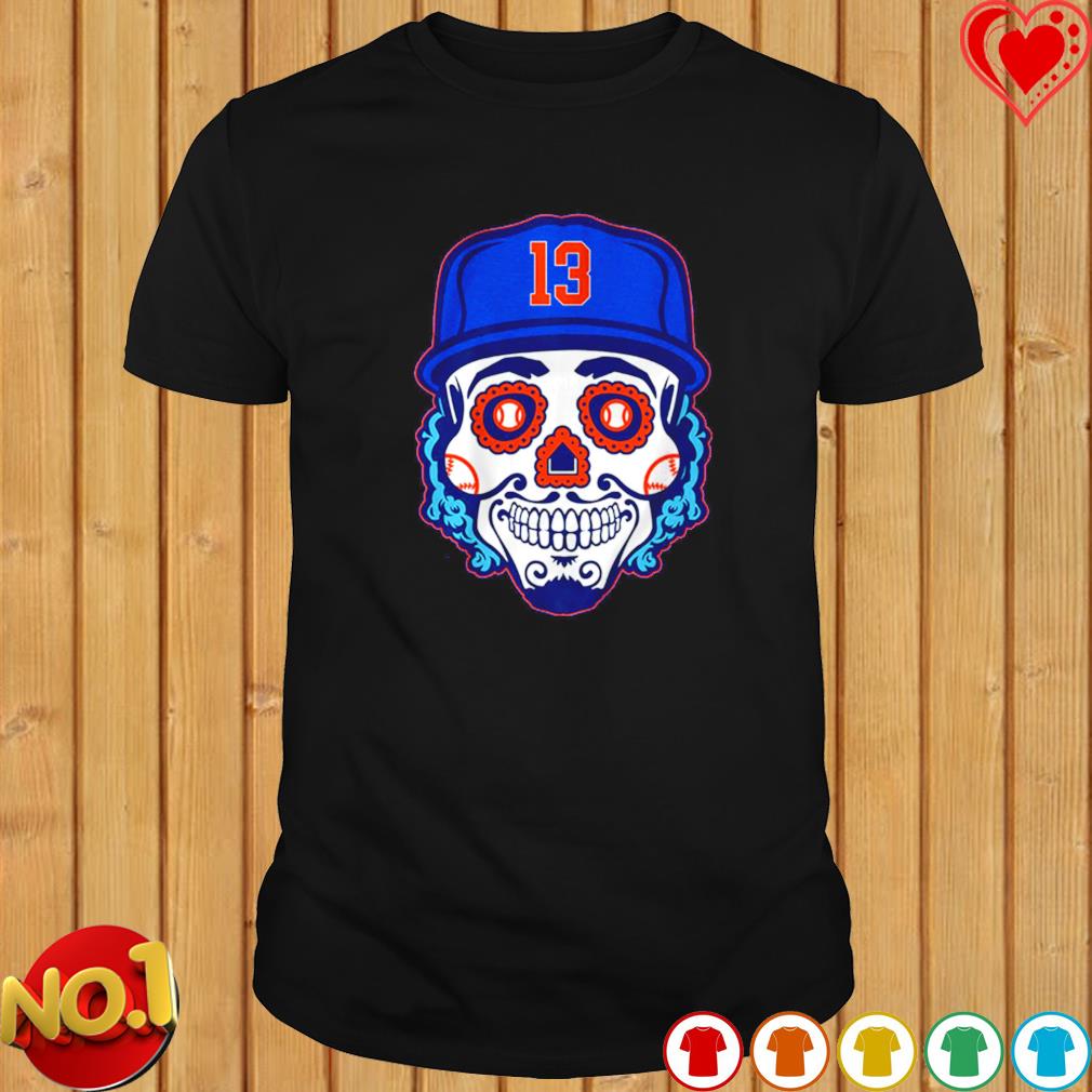 Francisco Lindor Sugar Skull T-shirt