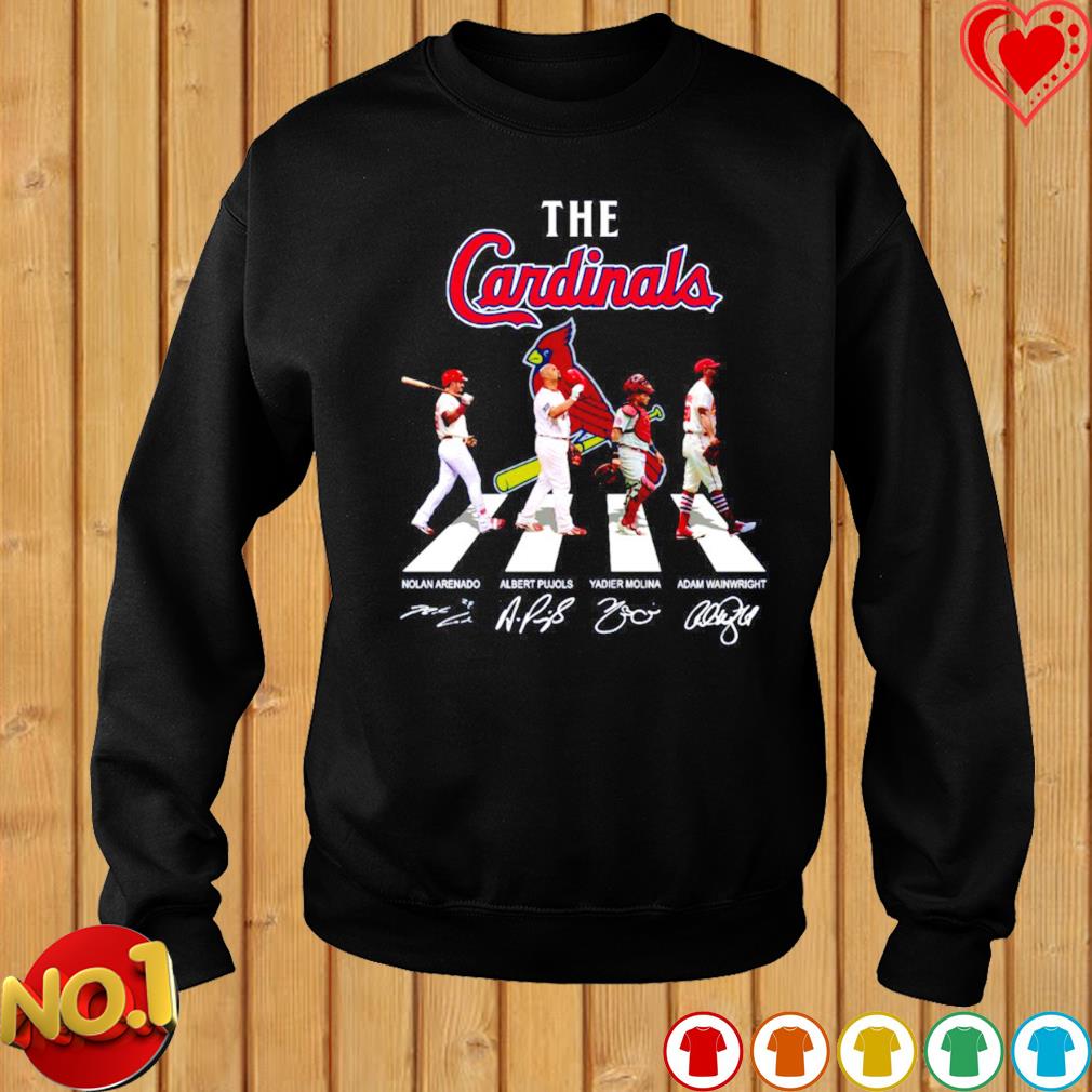 St. Louis Cardinals abbey road signatures 2022 St. Louis Cardinals shirt,  hoodie, sweater, long sleeve and tank top