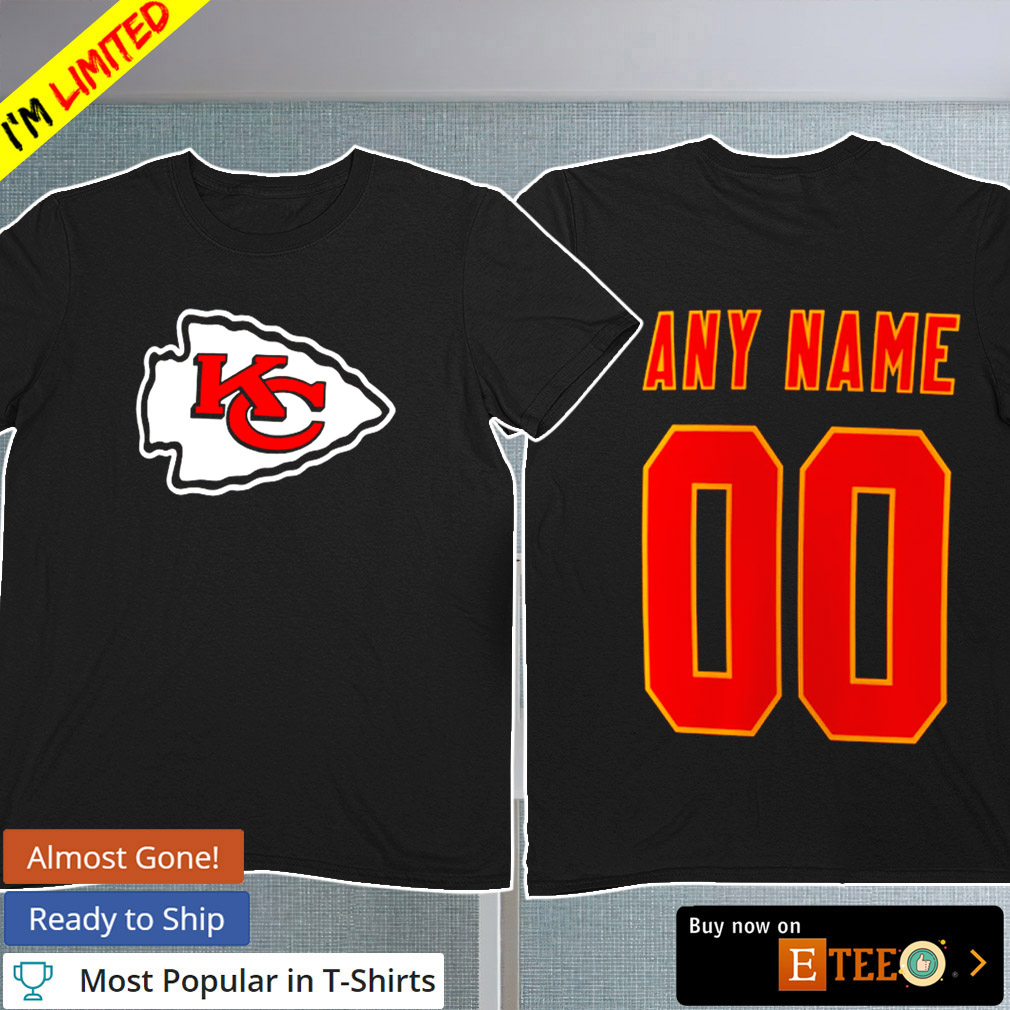 Kansas City Chiefs Nfl Custom Name And Number T-Shirt Sweatshirt