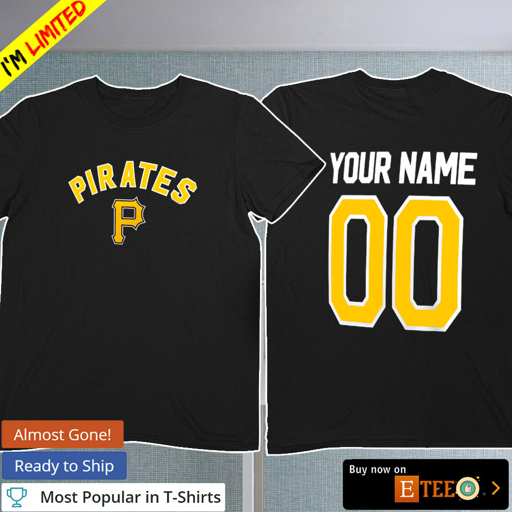 Personalized MLB Pittsburgh Pirates baseball team custom name and number  shirt, hoodie, sweater, long sleeve and tank top