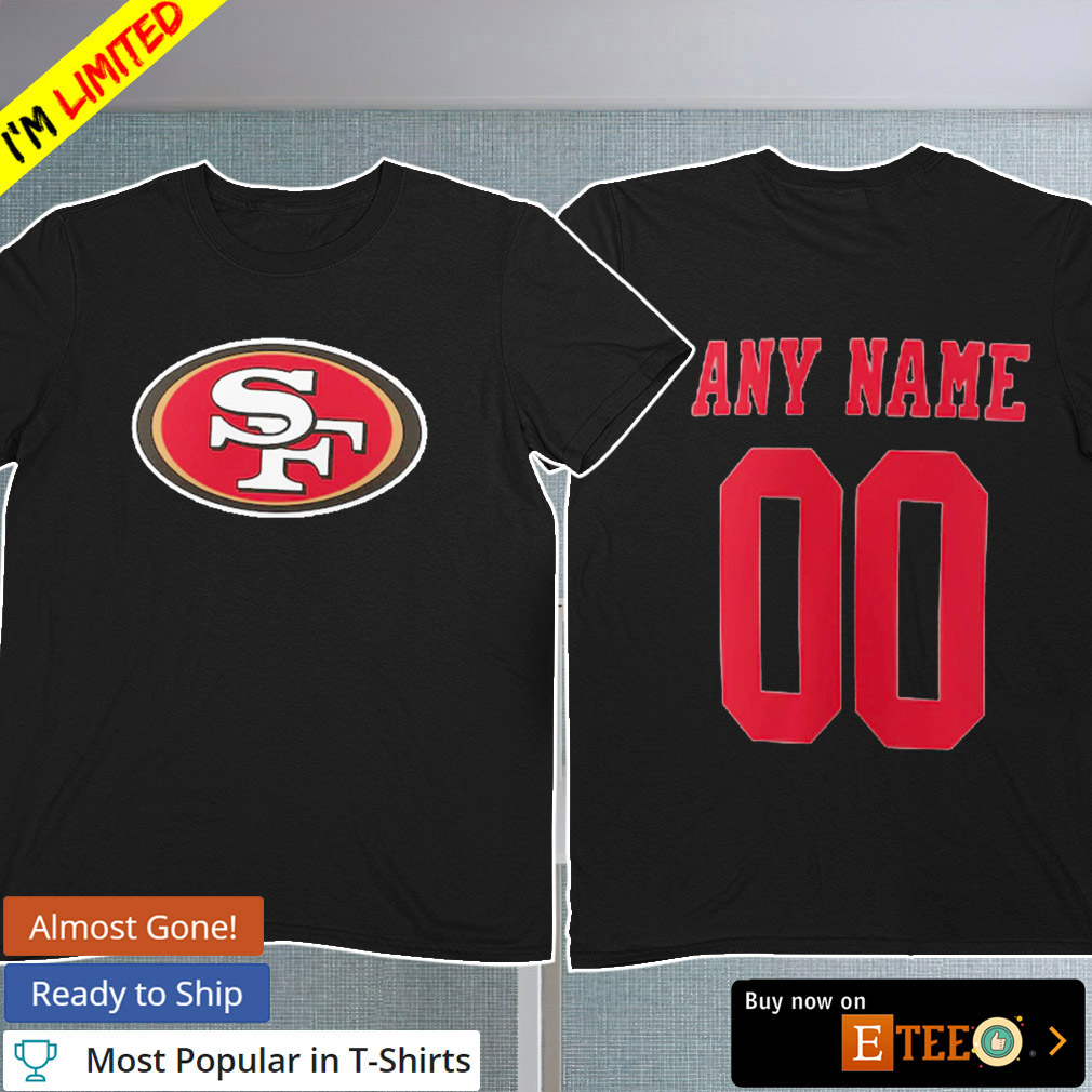 Personalized NFL San Francisco 49ers custom name and number shirt