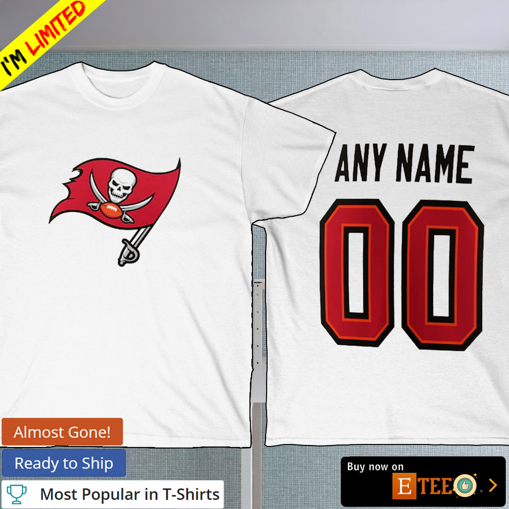 Personalized NFL Tampa Bay Buccaneers team logo custom name and