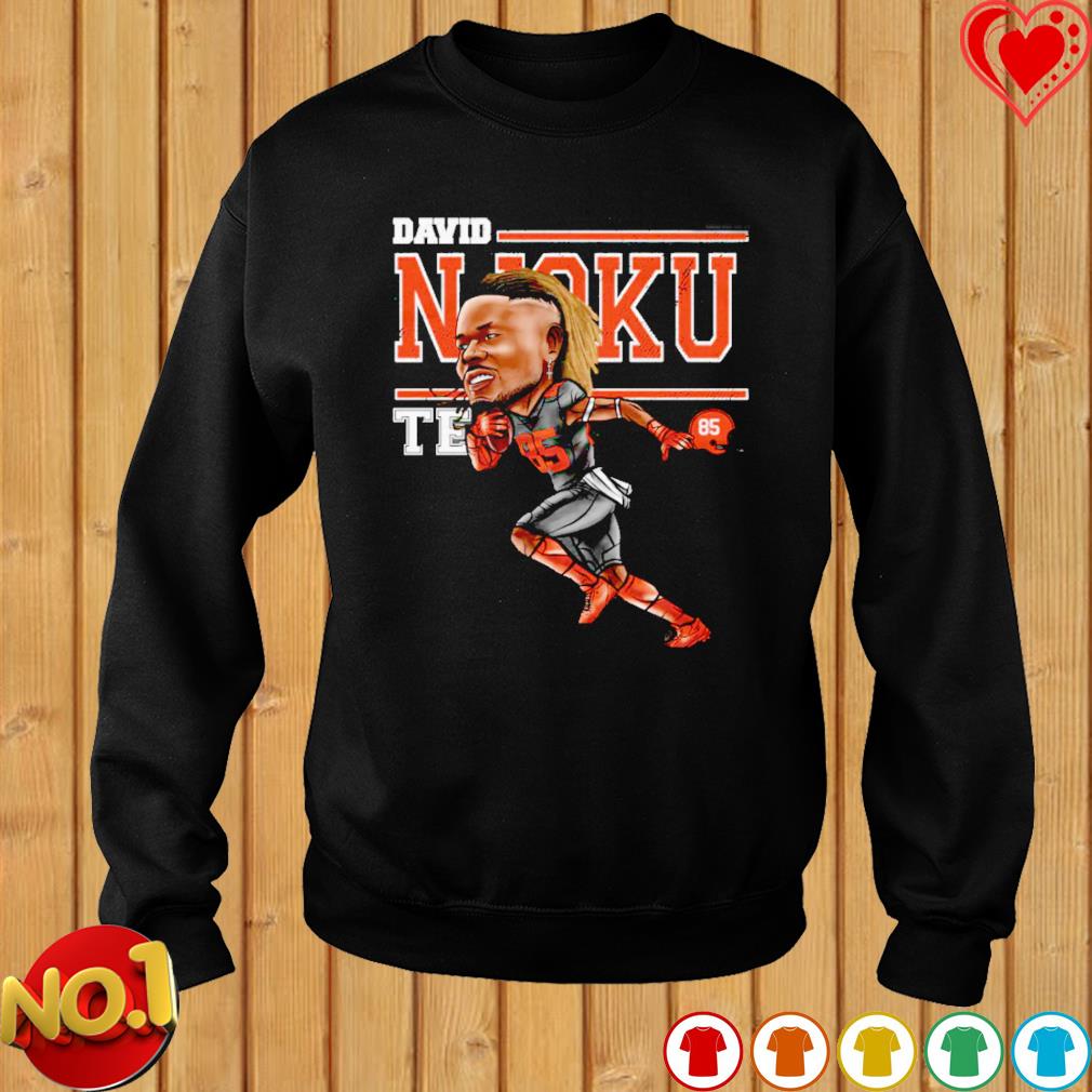 Funny david Njoku 85 Cleveland Browns football player poster shirt, hoodie,  sweater, long sleeve and tank top