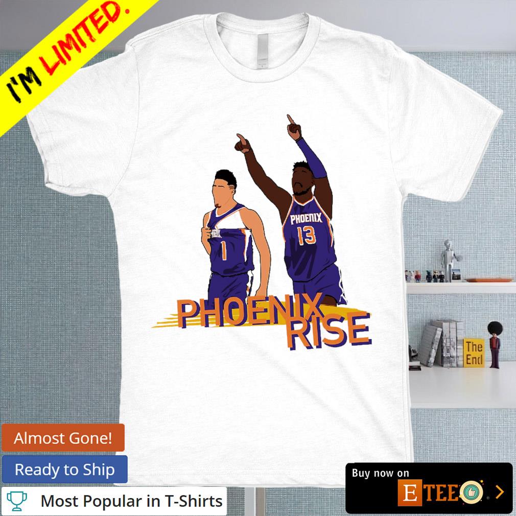 Suns' Deandre Ayton wears shirt with photo of Devin Booker's