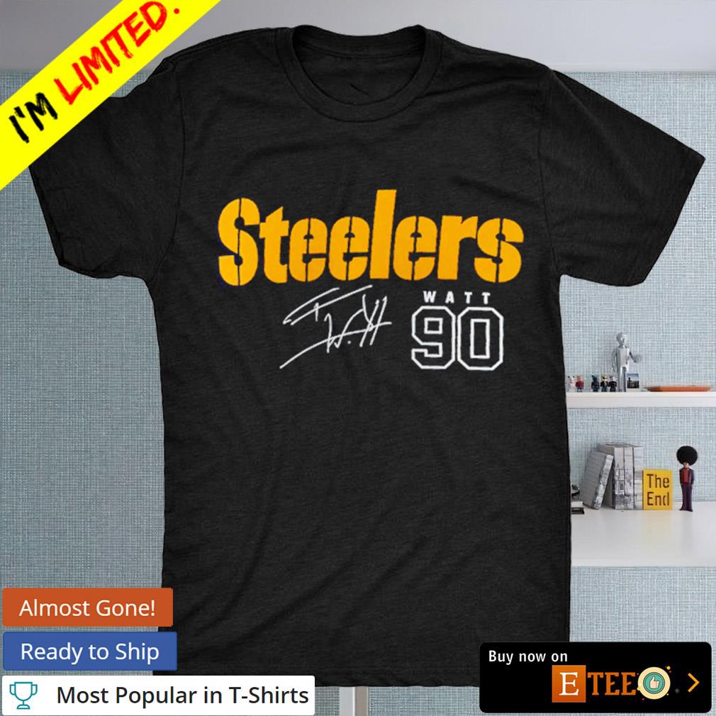 Personalized T.J. Watt Pittsburgh Steelers signature custom name