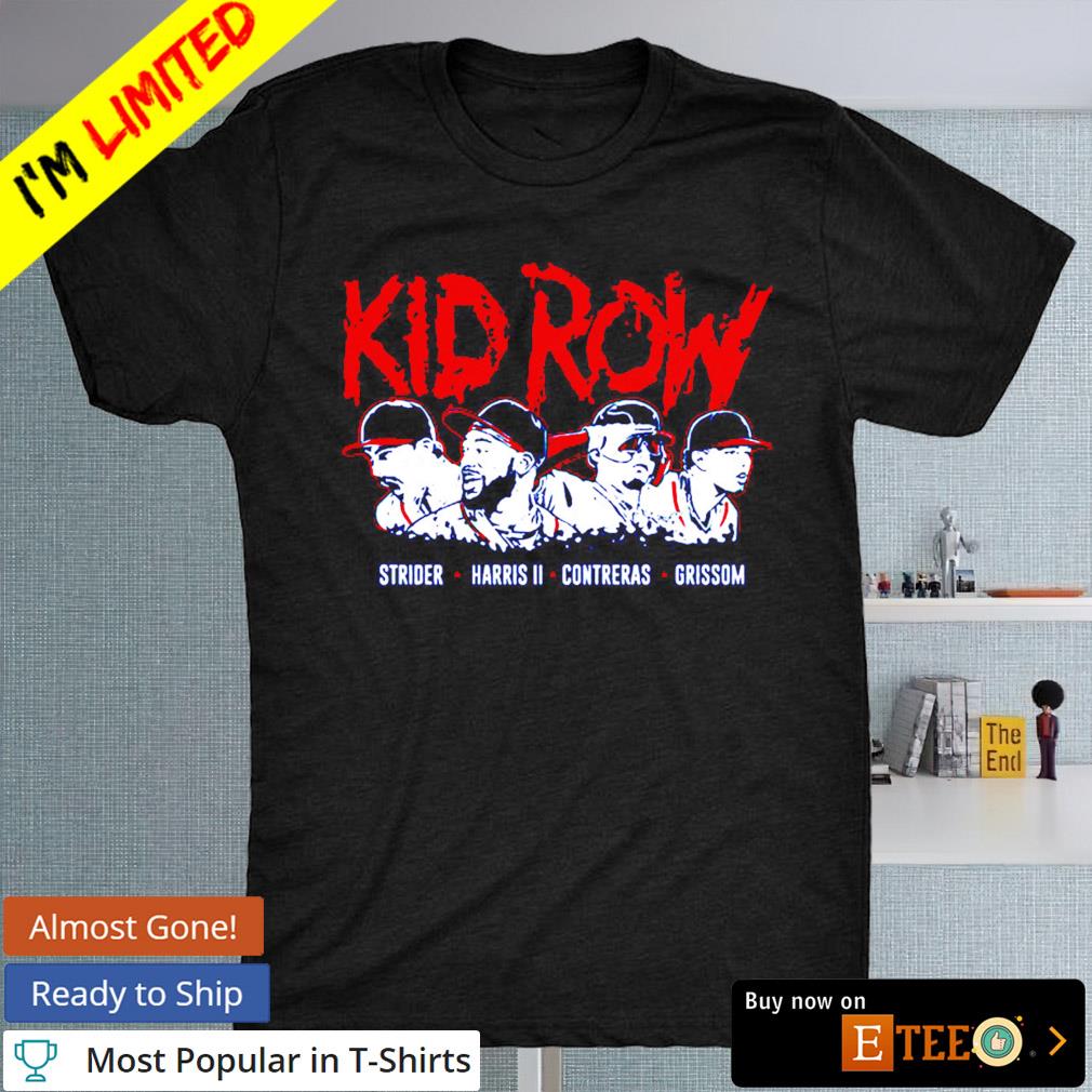 Kid row Spencer Strider Michael Harris II William Contreras and Vaughn  Grissom shirt, hoodie, sweater and long sleeve