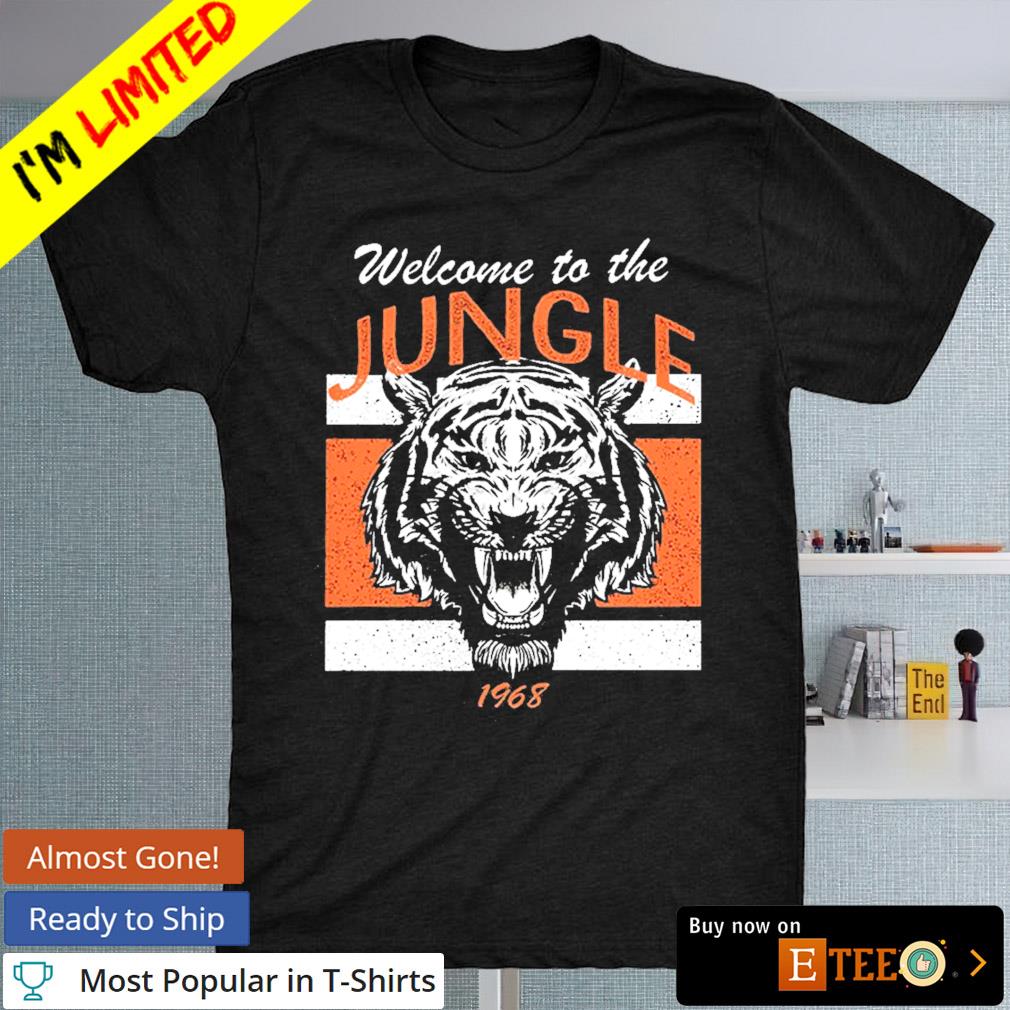 Bengals Welcome to the jungle 1968 shirt, hoodie, sweater, long