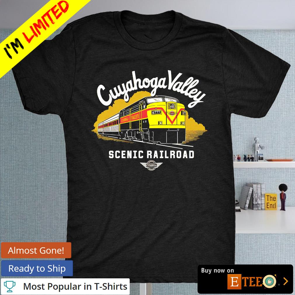 Cuyahoga valley scenic railroad train shirt