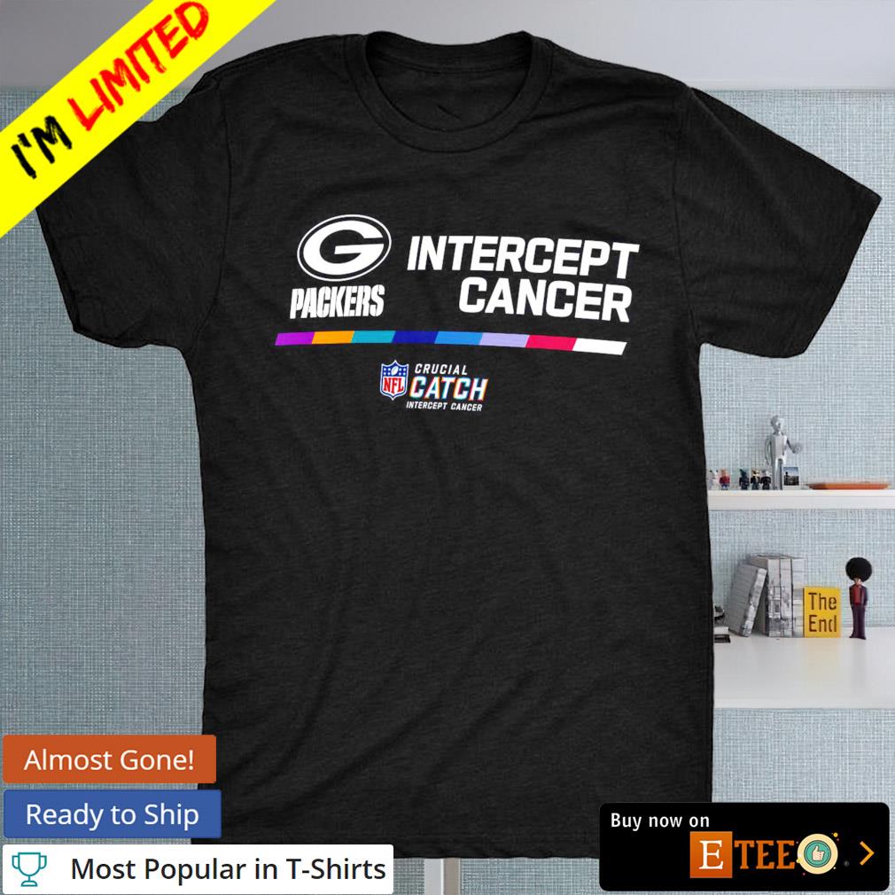 Crucial Catch Intercept Cancer Green Bay Packers 2023 shirt, hoodie,  sweater, long sleeve and tank top