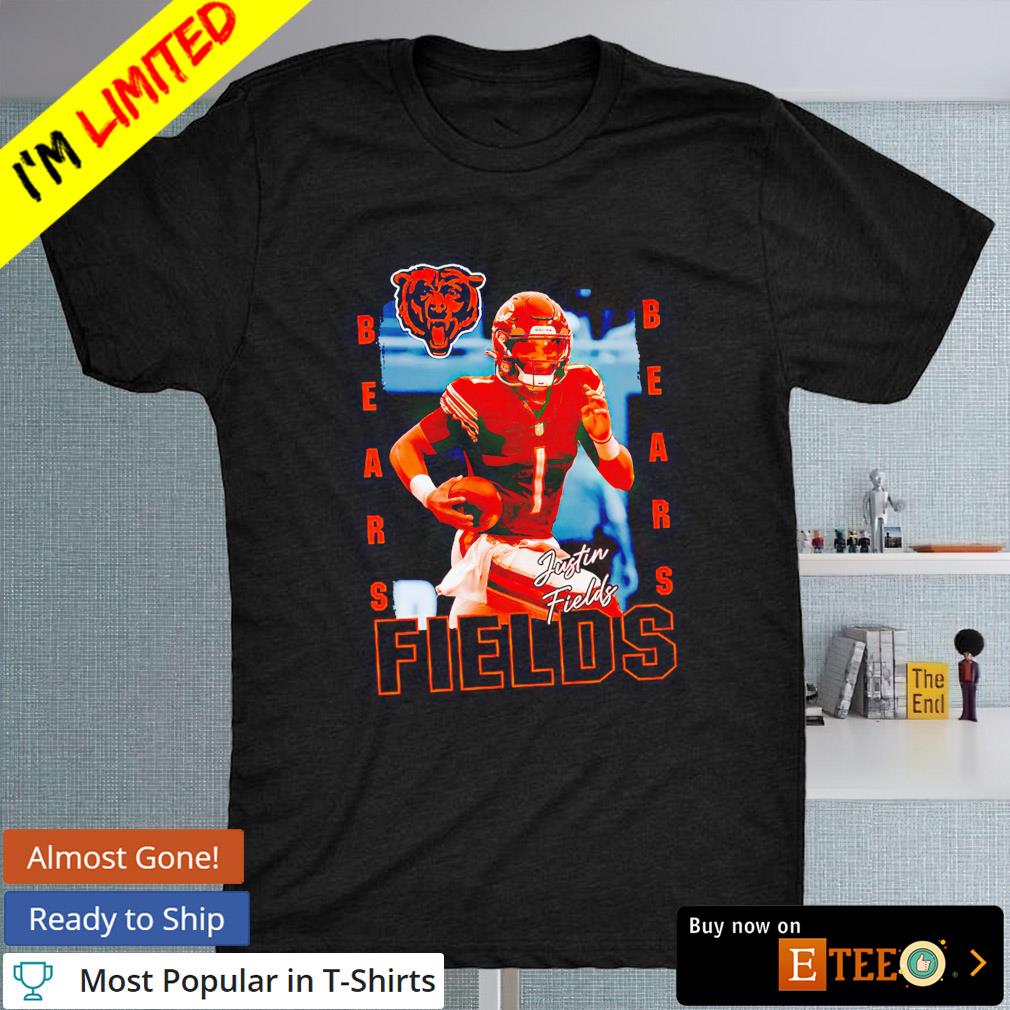 Justin Fields Chicago Bears retro shirt, hoodie, sweater, long