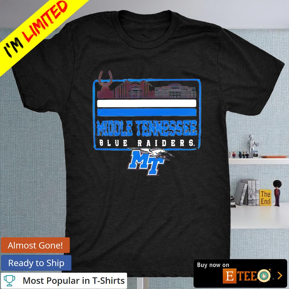 Middle Tennessee blue Raiders shirt
