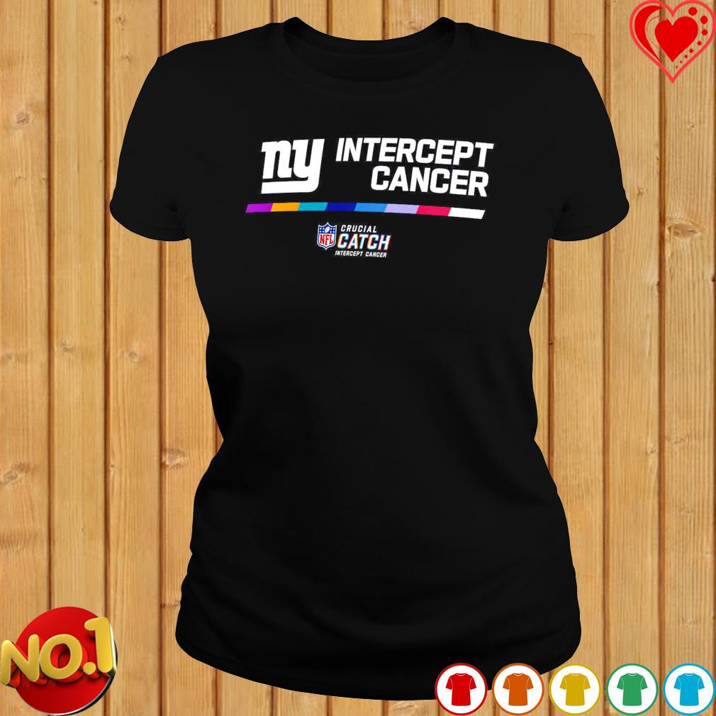 New york giants intercept cancer 2022 nfl crucial catch shirt, hoodie,  sweater, long sleeve and tank top