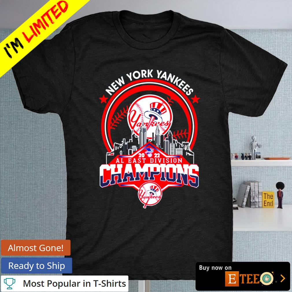 New York Yankees Circle Skyline 2022 AL East Division Champions shirt