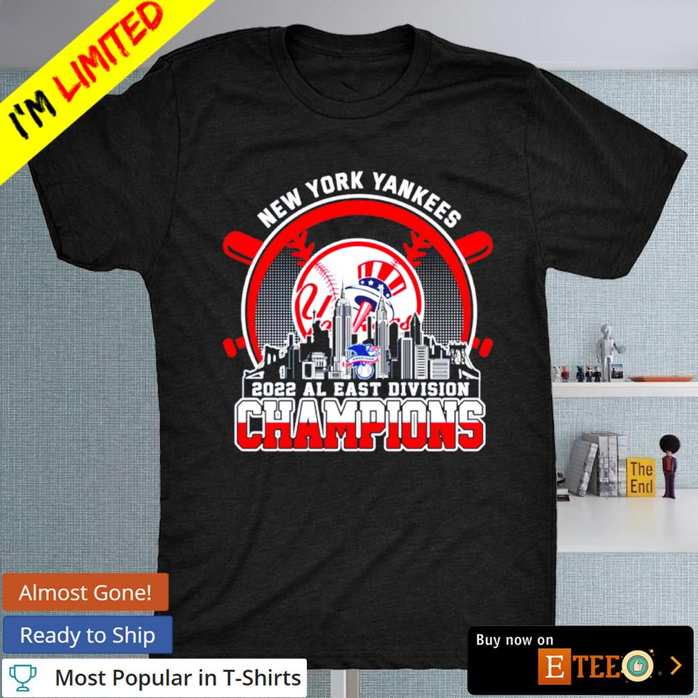 New York Yankees Skyline 2022 AL East Division Champions shirt