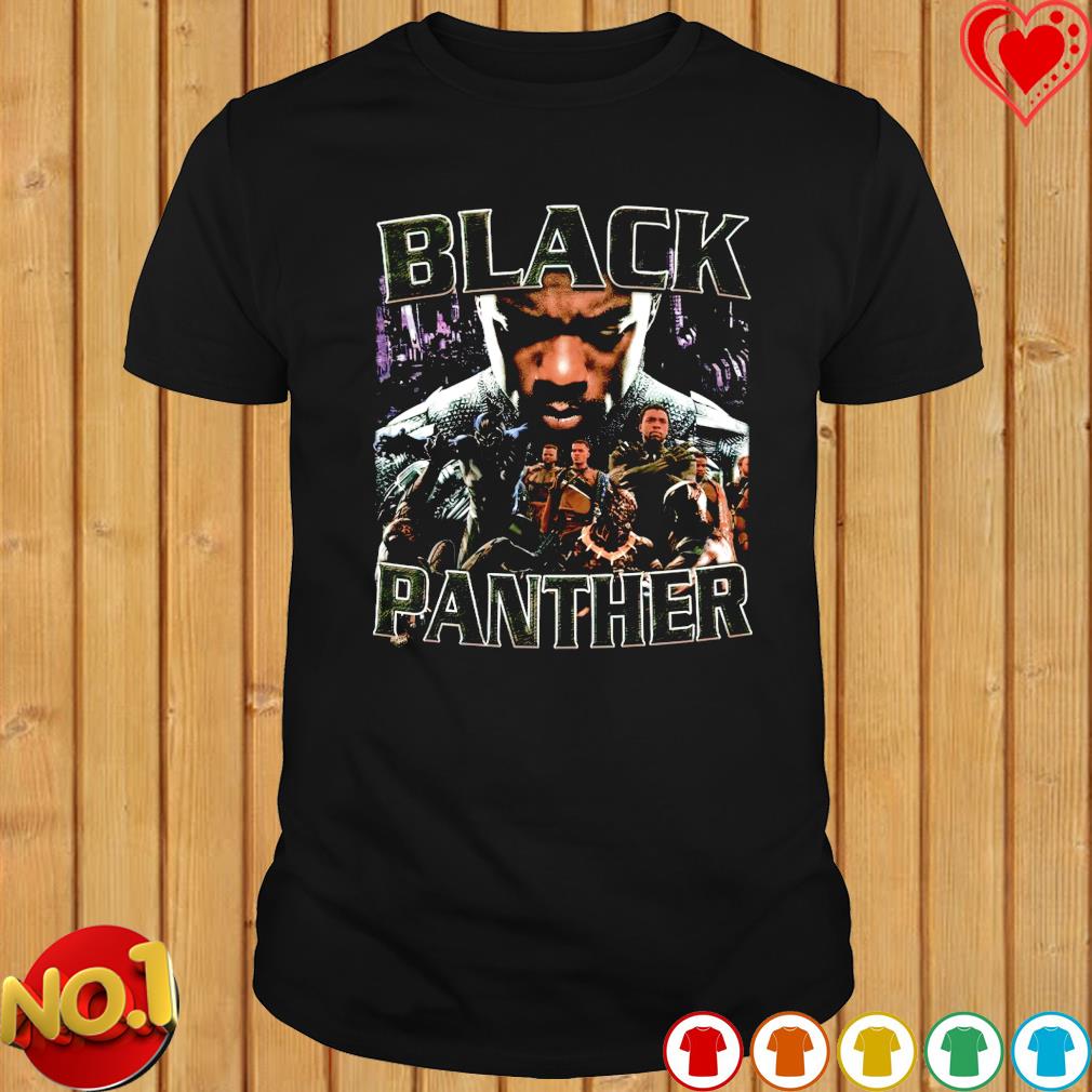 Black Pacther Pictures collage shirt