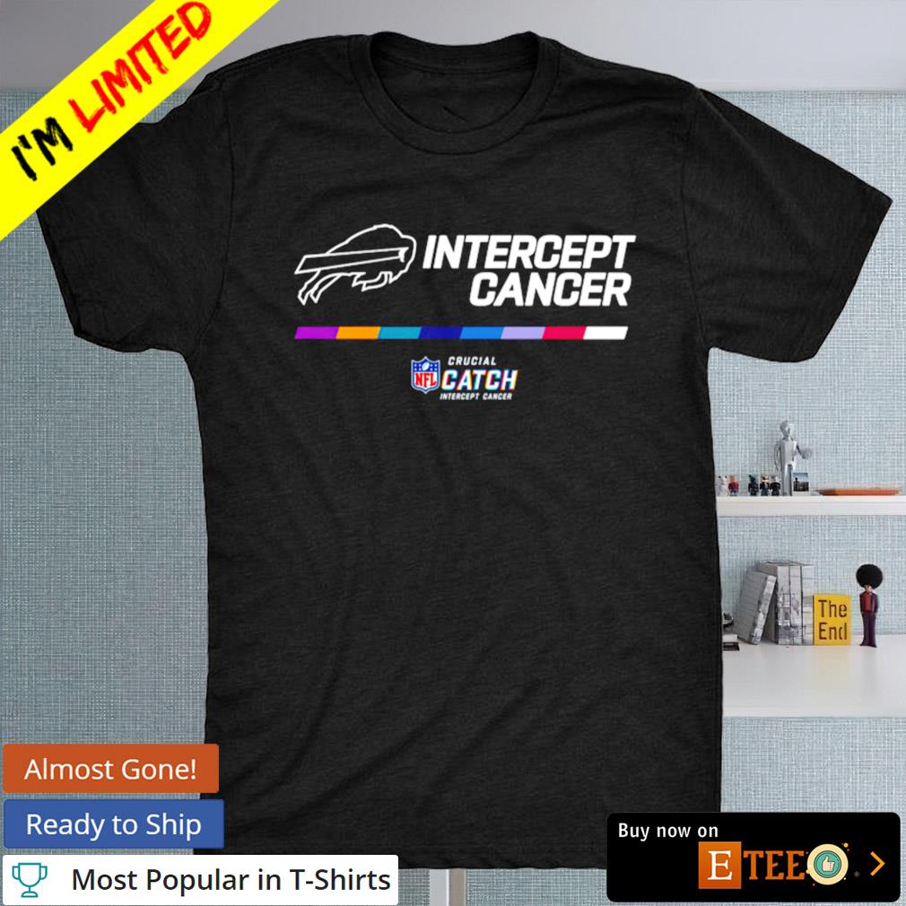 Official Buffalo bills intercept cancer crucial catch shirt, hoodie,  sweater, long sleeve and tank top