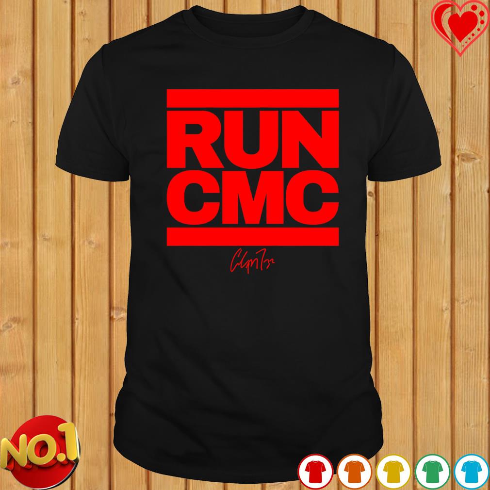 Run CMC Christian McCaffrey San Francisco 49ers signature shirt