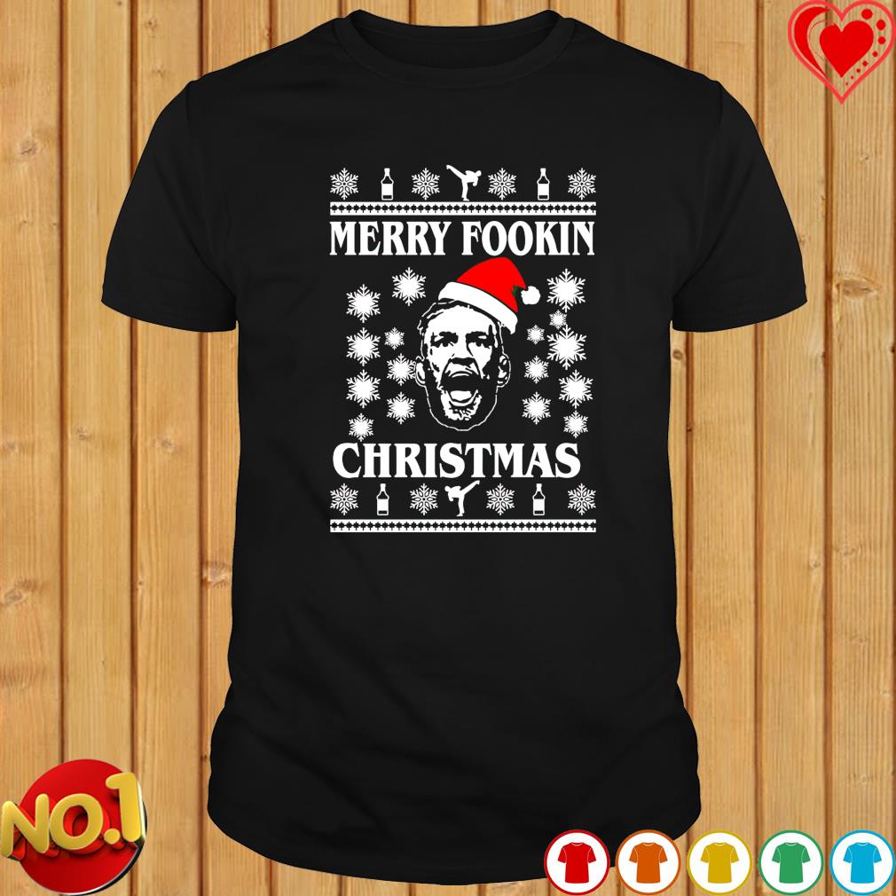 Conor Mcgregor Merry Fookin Ugly Christmas shirt