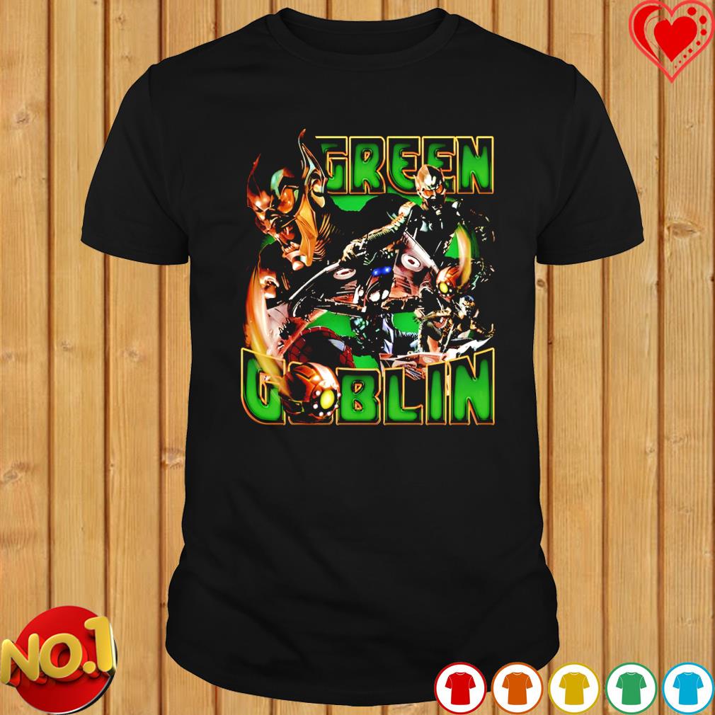 Green Goblin Pictures collage shirt