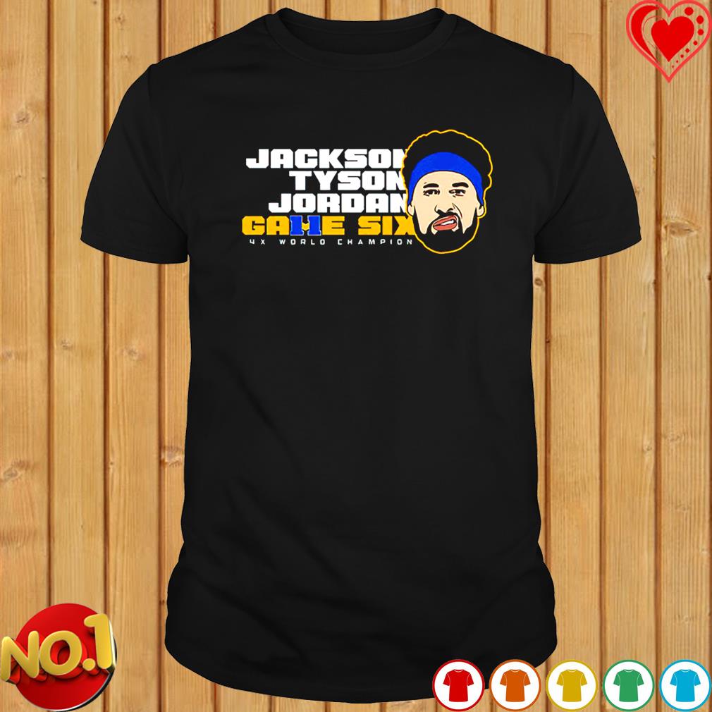 Jackson Tyson Jordan game six shirt