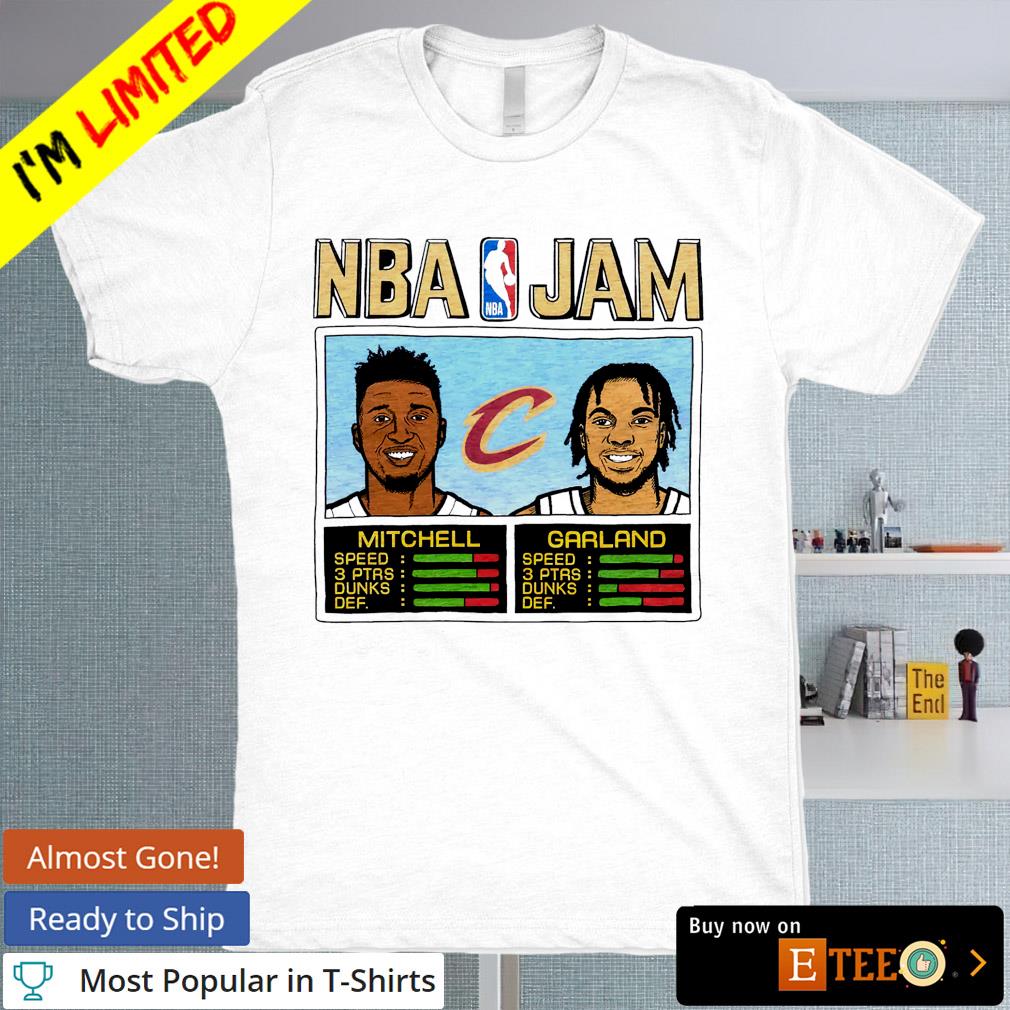 NBA Jam Cavs Mitchell and Garland shirt