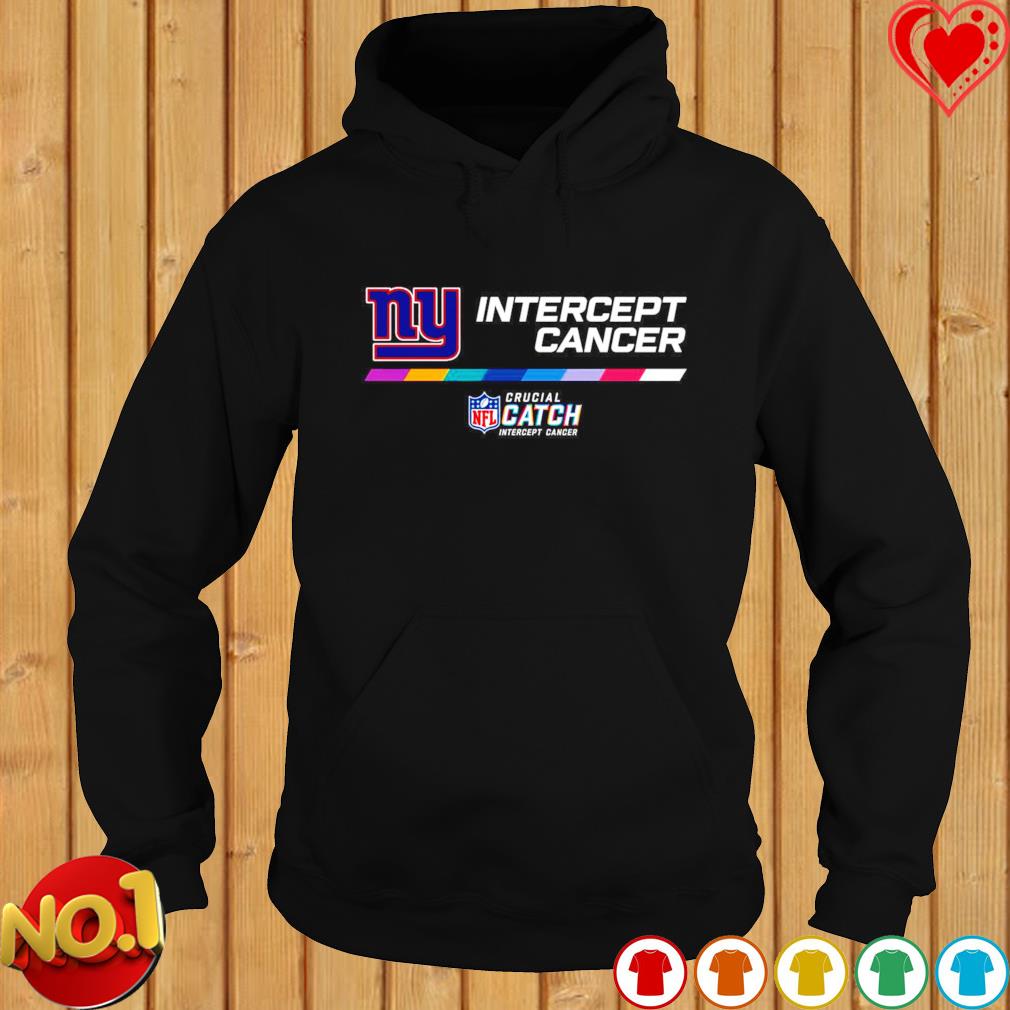 New york giants intercept cancer 2022 nfl crucial catch shirt, hoodie,  sweater, long sleeve and tank top