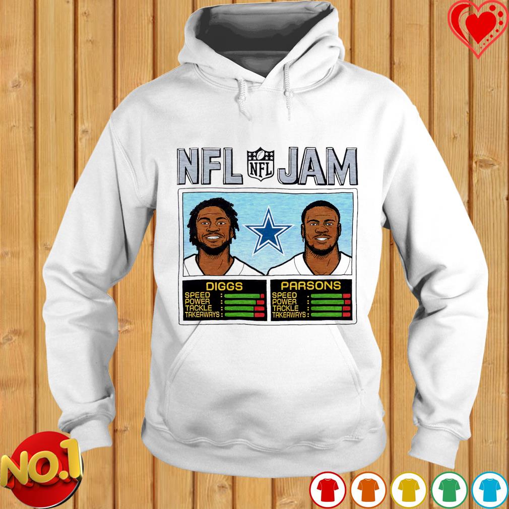 NFL Jam Cowboys Diggs And Parsons shirt, hoodie, sweater, long