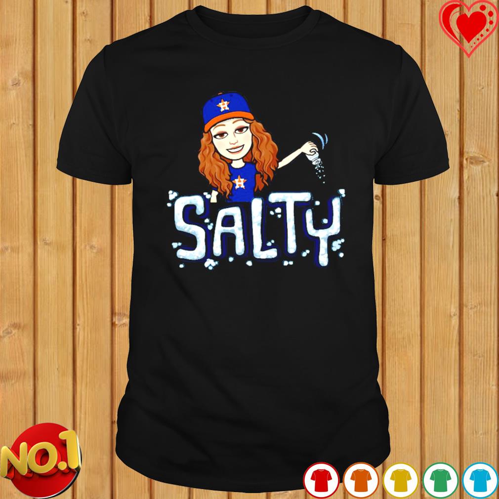 Salty Houston Astros Christmas light shirt