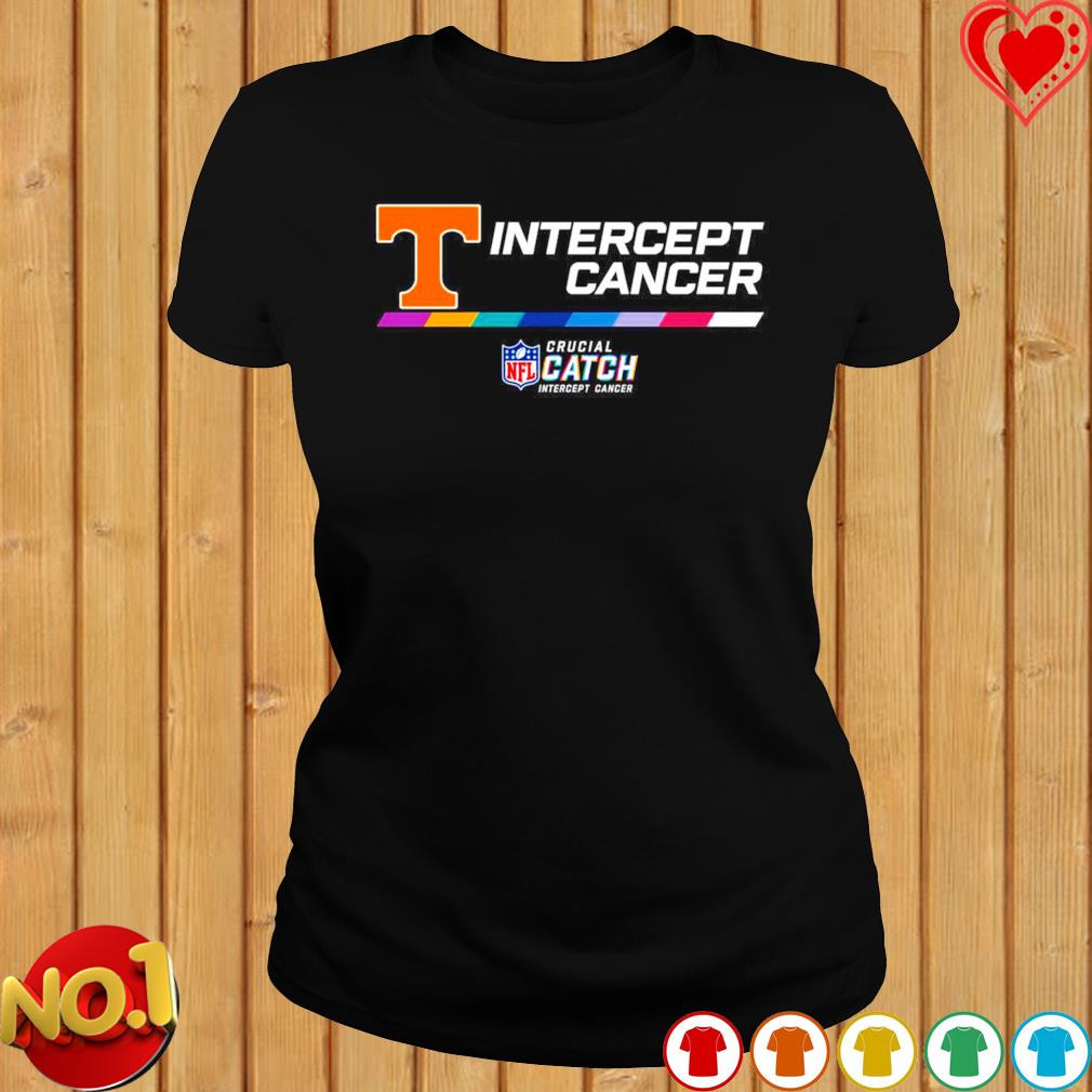 Tennessee NFL Intercept Cancer Crucial Catch 2022 shirt, hoodie