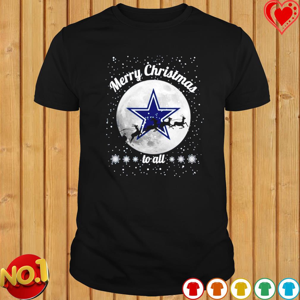 Dallas Cowboy Merry Christmas to all shirt