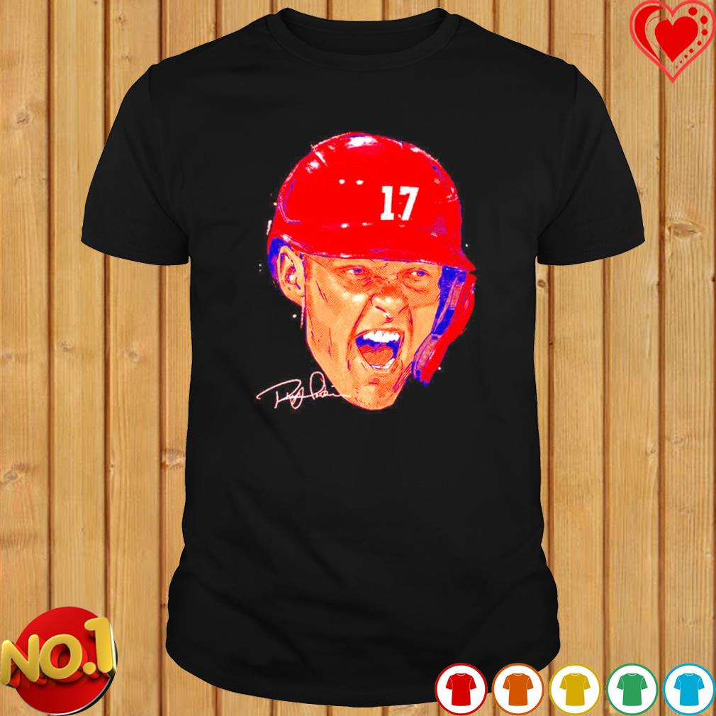 Rhys Hoskins Philadelphia Phillies Scream Signature Shirt - Limotees