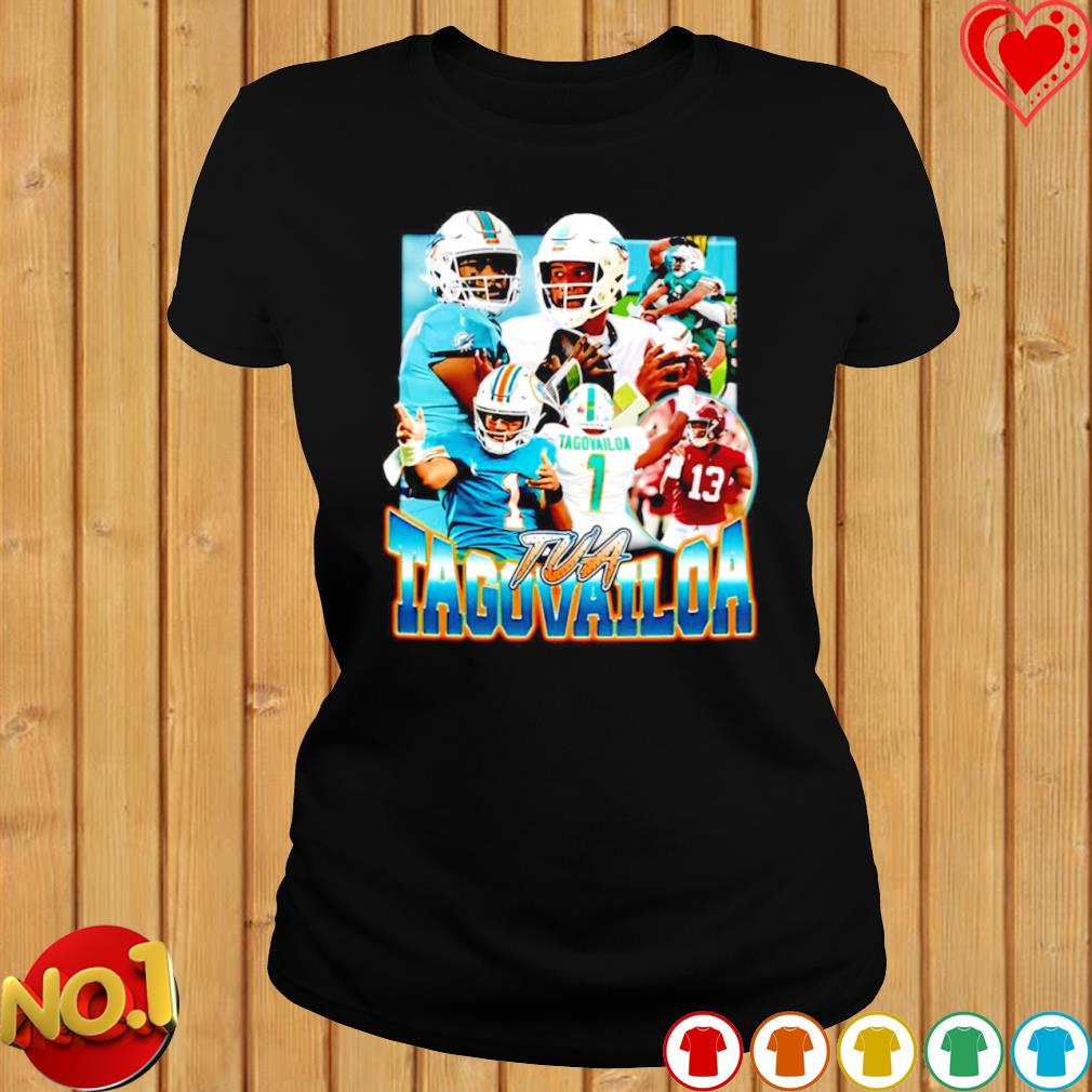 Aesthetic Design Miami Dolphins Tua Tagovailoa Text shirt