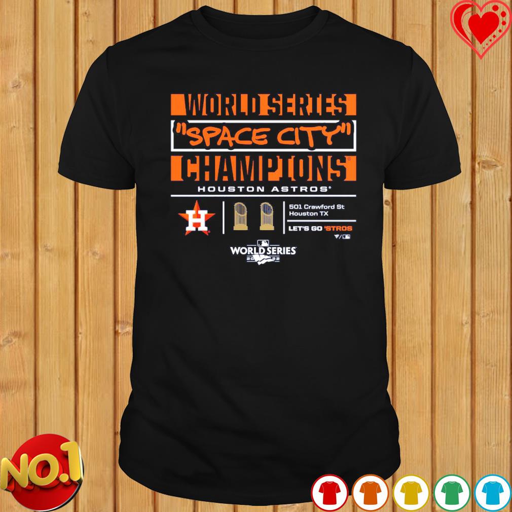 Premium houston Astros 2022 World Series Champions Unisex Navy T-Shirt,  hoodie, sweater, long sleeve and tank top