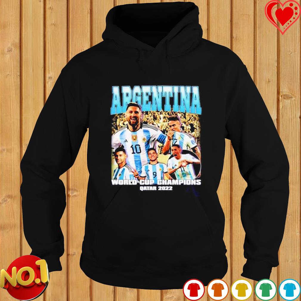 Lionel Messi World Cup 2022 Champion Argentina Shirt Hoodie