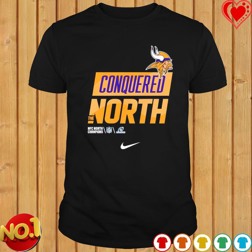 Minnesota Vikings Nike Conquered The North 2022 Nfc North Division Champions  Shirt Hoodie