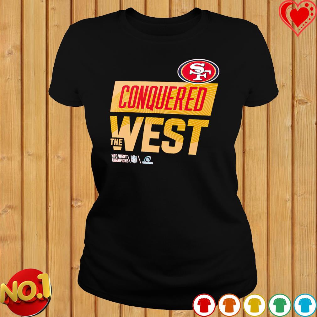 San Francisco 49ers Conquered The West NFC West Champions 2022 shirt,  hoodie, sweater, long sleeve and tank top