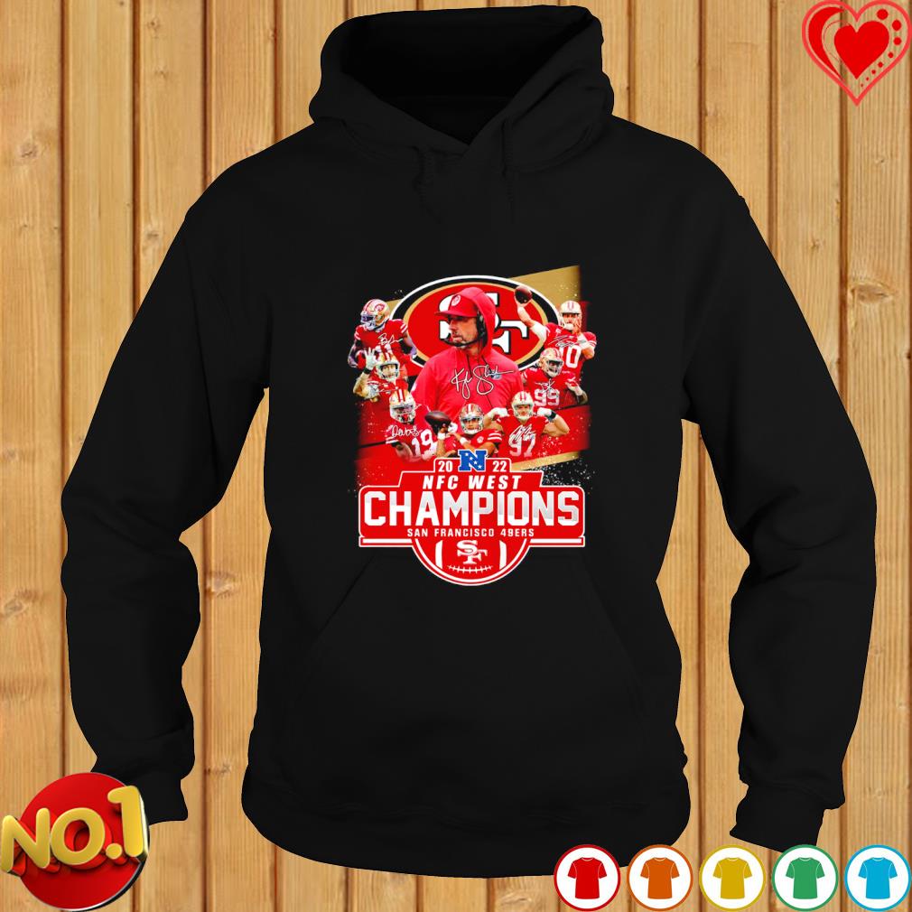 2022 nfc west division champions san francisco 49ers shirt, hoodie,  sweater, long sleeve and tank top