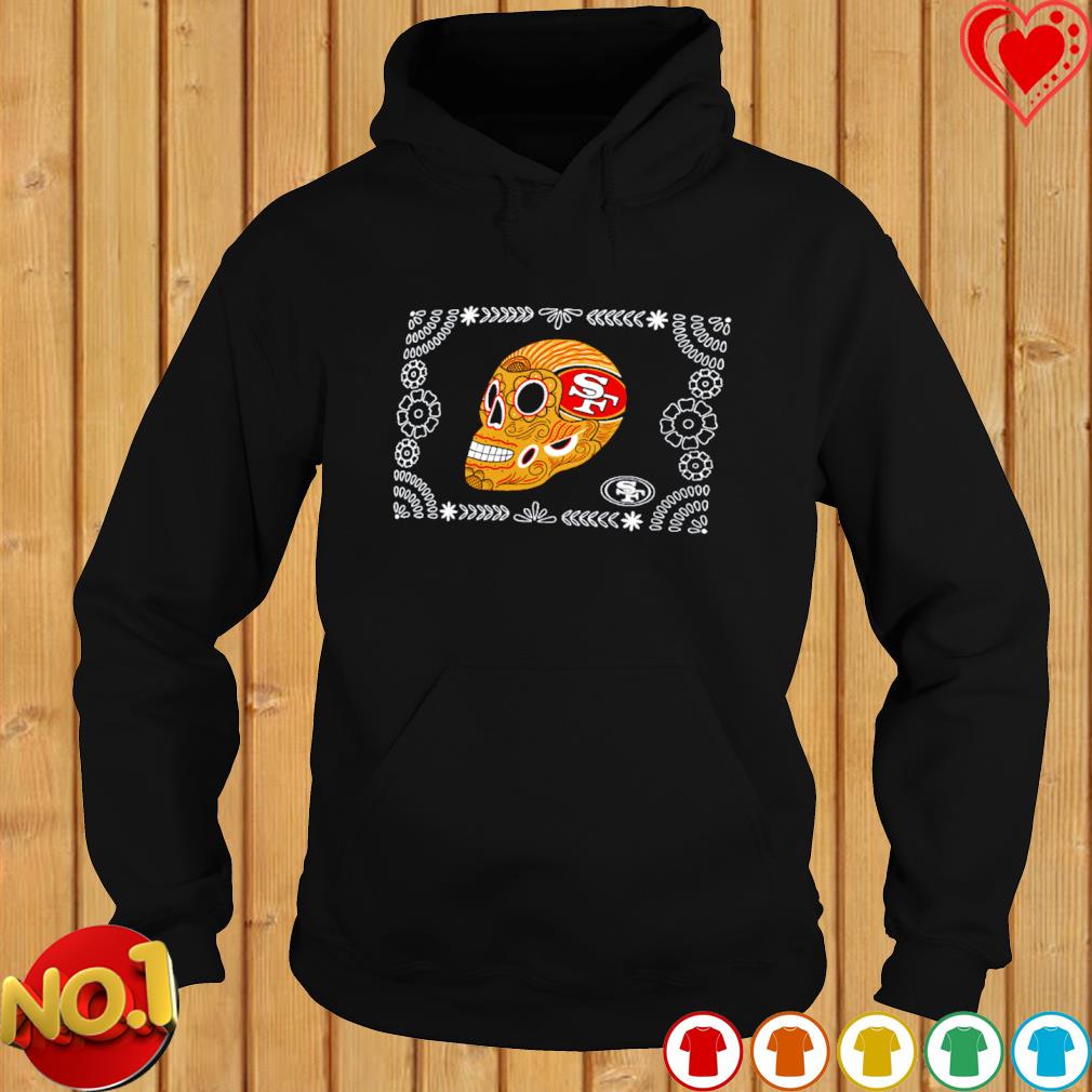 Nfl San Francisco 49ers Black Sugar Skull Shirt, hoodie, sweater, long  sleeve and tank top